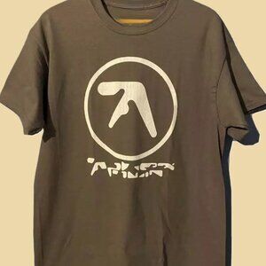 Aphex Twin 90s Big Logo Short Sleeve Unisex T shirt Reprint